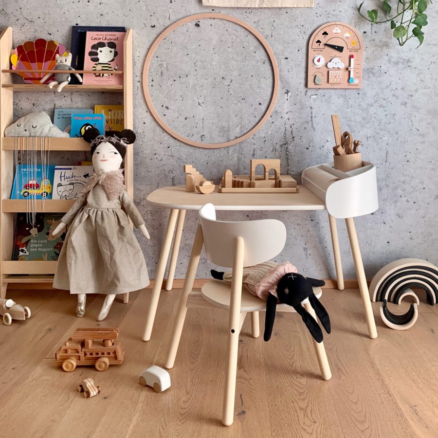 chair and table for children