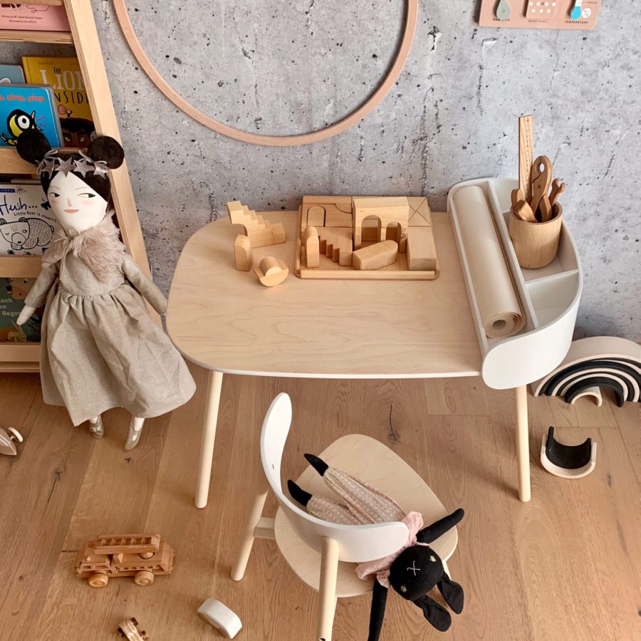 chair and table for children